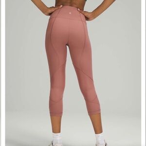 Lululemon Pace Rival High-Rise Crop 22", Spiced Chai